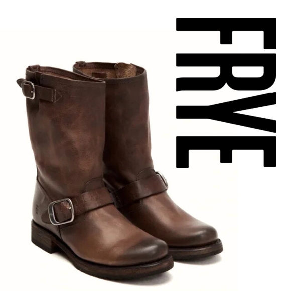 Frye - Veronica Short Boots - Stone - Size 7 - Picture 5 of 7